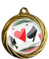 Immagine di MEDAGLIA GIOCO CARTE Ø mm. 32
