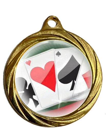 Immagine di MEDAGLIA GIOCO CARTE Ø mm. 32
