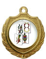 Immagine di MEDAGLIA CARTE REGIONALI Ø mm. 40