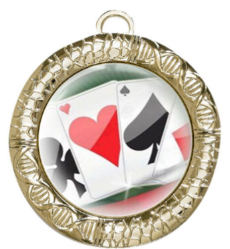 Immagine di MEDAGLIONE GIOCO CARTE Ø mm.70