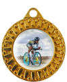 Immagine di MEDAGLIA CICLISMO - diametro mm. 40
