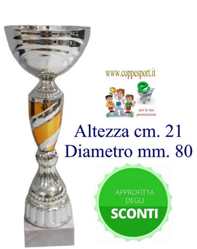 Immagine di COPPA IN METALLO - Art. 1216/4