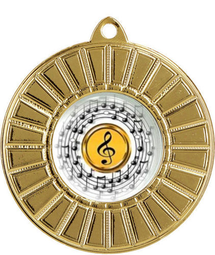 Immagine di MEDAGLIA MUSICA  - diametro mm. 50