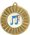 Immagine di MEDAGLIA MUSICA - diametro mm. 50