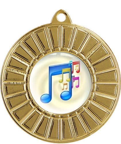 Immagine di MEDAGLIA MUSICA - diametro mm. 50