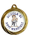 Immagine di MEDAGLIA SCUOLA ARTI MARZIALI Ø mm. 32