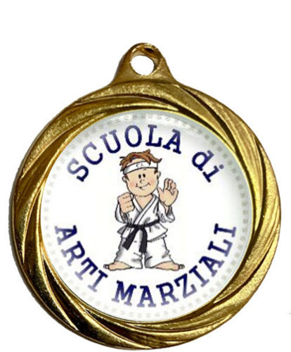 Immagine di MEDAGLIA SCUOLA ARTI MARZIALI Ø mm. 32