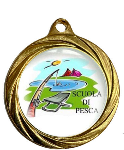 Immagine di MEDAGLIA SCUOLA DI PESCA Ø mm. 32