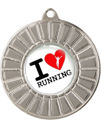 Immagine di MEDAGLIA LOVE RUNNING - Ø mm. 50