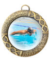 Immagine di MEDAGLIONE NUOTO - Ø mm.70