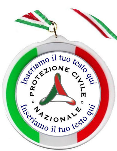 Immagine di MEDAGLIONE PROTEZIONE CIVILE Ø mm. 120