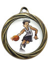 Immagine di MEDAGLIA MINIBASKET - diametro mm. 32
