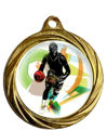 Immagine di MEDAGLIA BASKET - diametro mm. 32