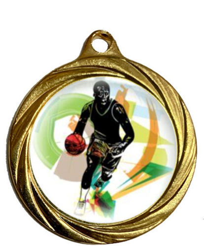 Immagine di MEDAGLIA BASKET - diametro mm. 32