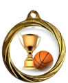 Immagine di MEDAGLIA BASKET - diametro mm. 32