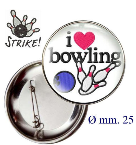 Immagine di SPILLA I LOVE BOWLING - Art. BS19124/25