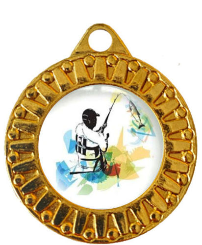 Immagine di MEDAGLIA GARA DI PESCA diametro mm. 40