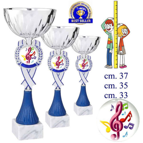 Immagine di 3 PEZZI PER LA MUSICA - Art. 123/S3