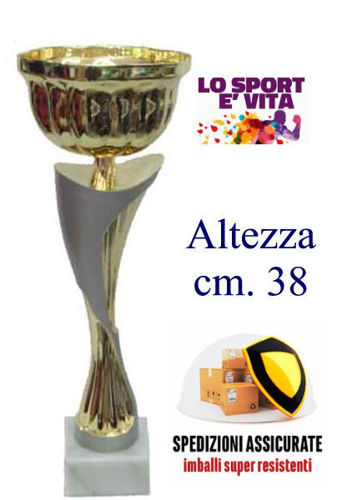 Immagine di COPPA IN METALLO - Art. TRYP11