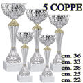 Immagine di SERIE DI 5 COPPE - Art. 1280S