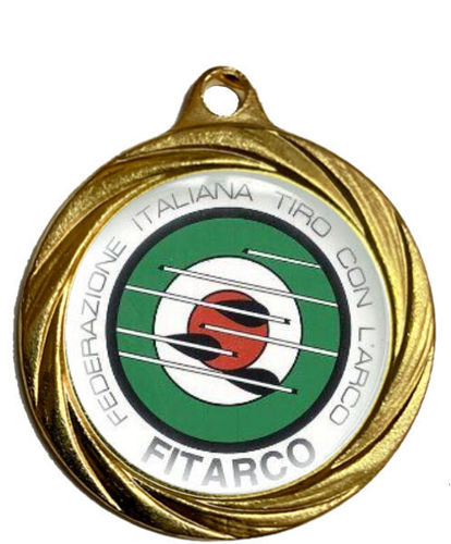 Immagine di MEDAGLIA CON LOGO FITARCO Ø mm. 32