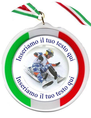 Immagine di MEDAGLIONE IN PLEX Ø mm. 120 - SLITTINO