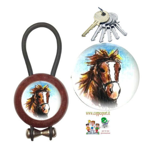 Immagine di PORTACHIAVE IPPICA - Art. PO-014