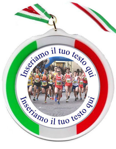 Immagine di MEDAGLIONE CORSA IN PLEX Ø mm. 120