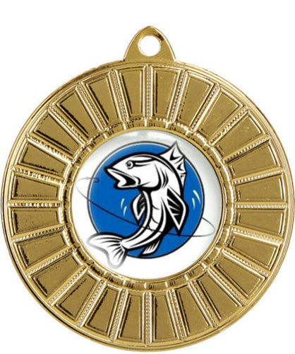 Immagine di MEDAGLIA PER LA PESCA diametro mm. 50