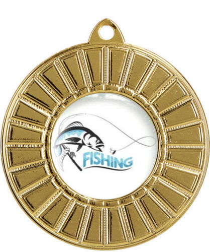 Immagine di MEDAGLIA PER LA PESCA diametro mm. 50