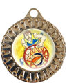 Immagine di MEDAGLIA BASKET - diametro mm. 40