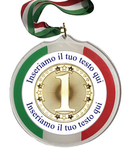 Immagine di MEDAGLIONE IN PLEX - diametro mm. 120