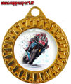 Immagine di MEDAGLIA MOTOCICLISMO diametro mm. 40