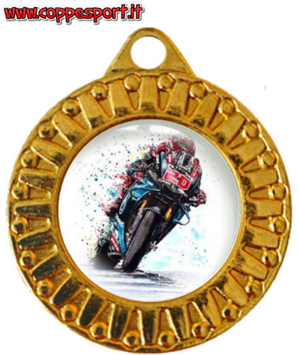 Immagine di MEDAGLIA MOTOCICLISMO diametro mm. 40
