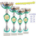 Immagine di SERIE 4 COPPE - Art. 1242/S4