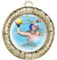 Immagine di MEDAGLIONE PALLANUOTO - Ø mm. 70