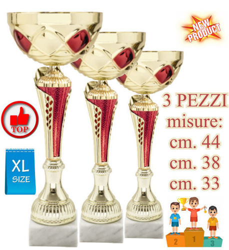 Immagine di 3 COPPE IN SERIE - Art. 1618/G