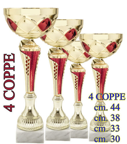 Immagine di 4 COPPE IN SERIE - Art. 1618/G