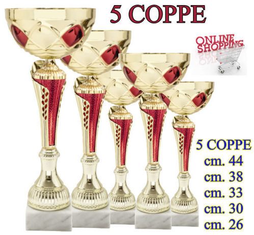 Immagine di 5 COPPE IN SERIE - Art. 1618
