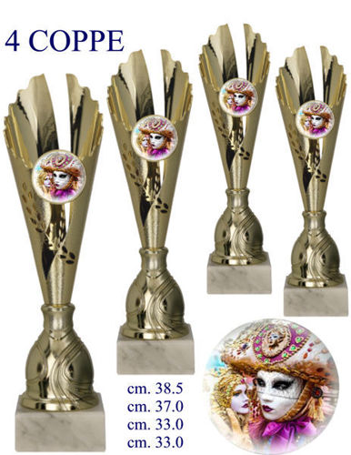 Immagine di CARNEVALE SET 4 PEZZI - Art. 7244/S4