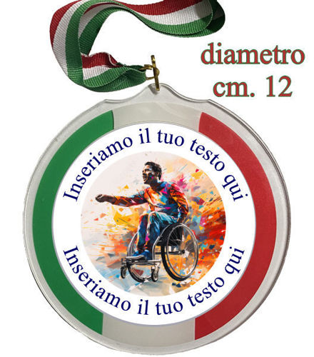 Immagine di MEDAGLIONE IN PLEX diametro mm. 120