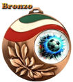 Immagine di MEDAGLIA LUSSO CALCIO Ø mm. 50 - Art. 9650