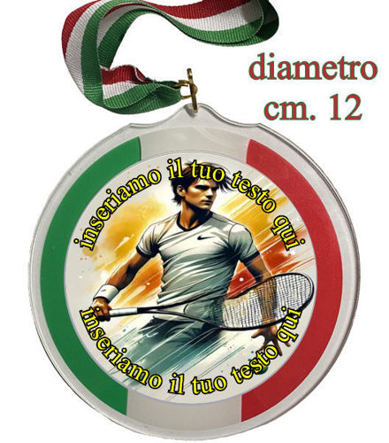Immagine di MEDAGLIONE IN PLEX - diametro cm. 12