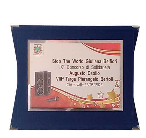 Immagine di TARGA PER EVENTO MUSICALE - Art. AS1002