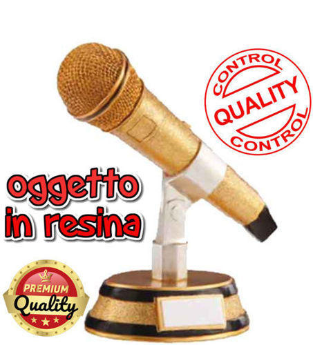 Immagine di TROFEO PREMIO MICROFONO - Art. TRF1380A