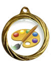 Immagine di MEDAGLIA PER LA PITTURA - Ø mm. 32