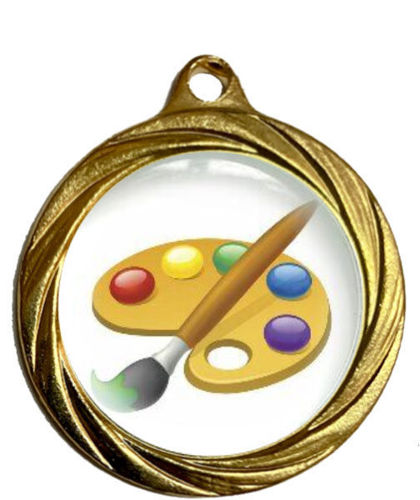 Immagine di MEDAGLIA PER LA PITTURA - Ø mm. 32