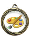 Immagine di MEDAGLIA PER LA PITTURA - Ø mm. 32