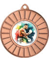 Immagine di MEDAGLIA BOXE - diametro mm. 50