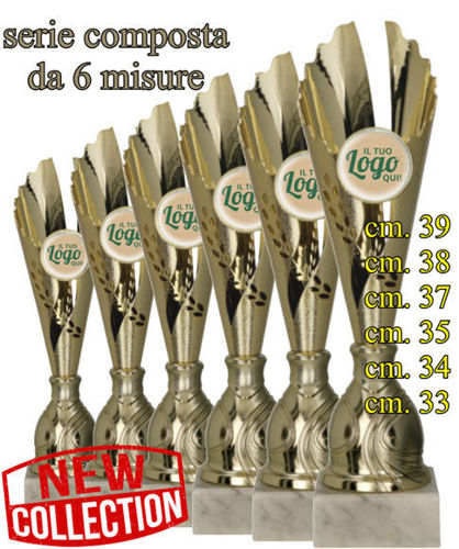 Immagine di SERIE DI 6 COPPE - Art. 7244/S6/VL